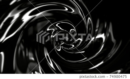 4K Metal Metal Heavy Oil Swirl Liquid Round and Round Narutomaki Naruto Muddy Oil Ink 74980475