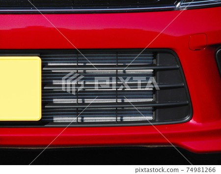 Car front bumper opening (radiator grille) 74981266