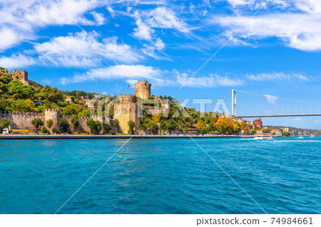 Roumeli Hissar Castle near rhe Bosphorus Straight, Istanbul Roumeli Hissar Castle near rhe Bosphorus Straight, Istanbul 74984661
