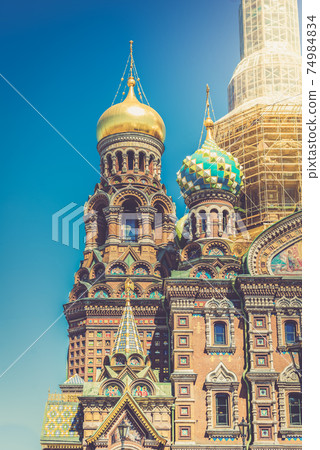 Church of the savior on spilled blood, St Petersburg, Russia 74984834