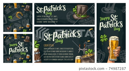 Seamless pattern beer tap, class, can, bottle and hop. Seamless pattern beer tap, class, can, bottle and hop. 74987287
