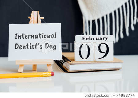 International Dentist Day of winter month calendar february International Dentist Day of winter month calendar february 74988774