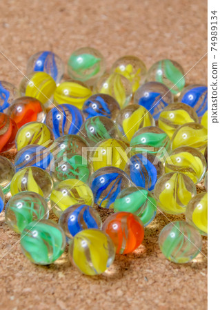 彈珠，圓圈，玻璃球，玩具，日本，遊戲，玻璃，玩具，雜貨 74989134