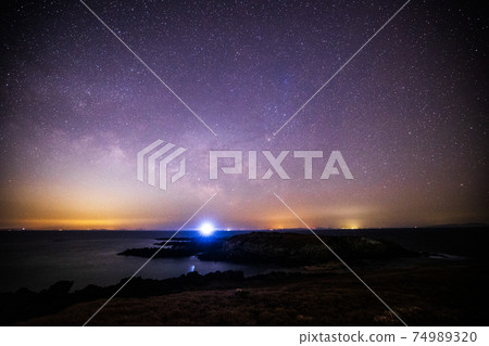 《Iki Island, Nagasaki Prefecture》 Iki Otoshima Lighthouse and the Milky Way in Summer 《Iki Island, Nagasaki Prefecture》 Iki Otoshima Lighthouse and the Milky Way in Summer 74989320