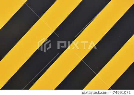 Tiger pattern construction site guard fence 74991071