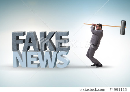 Fake news concept in information manipulation concept Fake news concept in information manipulation concept 74991113