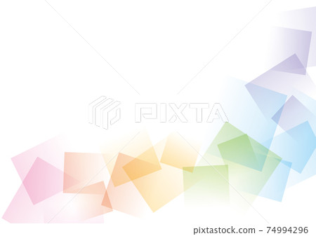 矩形抽象背景多彩 矩形抽象背景多彩 74994296
