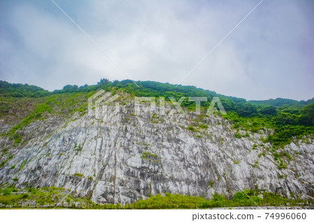 The magnificent rock surface of Abukuma Caves 74996060