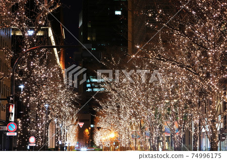 城市風景丸之內照明 74996175