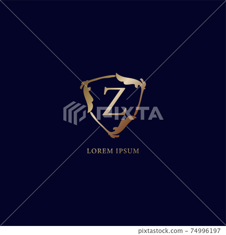 Letter Z Alphabetic logo design template.... - Stock Illustration ...