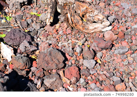 Object of worship and source of art-Mt. Fuji 5th station surface 74998280