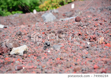 Object of worship and source of art-Mt. Fuji 5th station surface 74998284