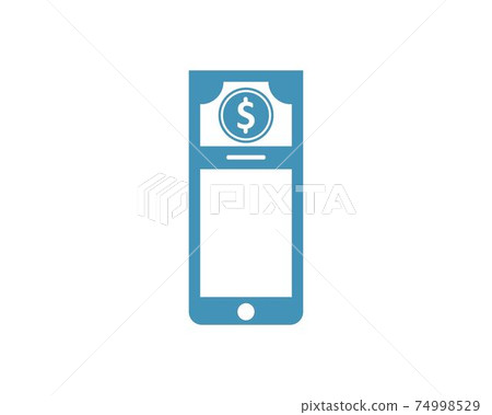 money logo icon vector illustration design money logo icon vector illustration design 74998529