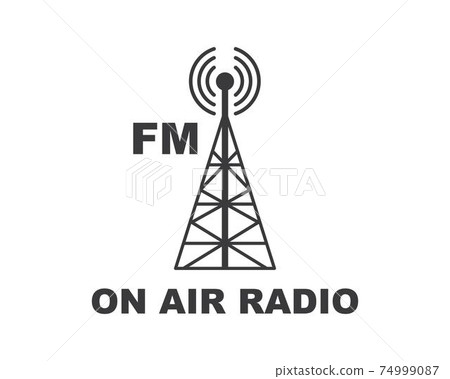 tower signal logo icon vector illustration 74999087