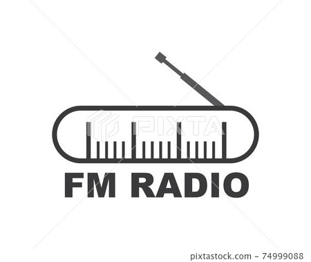 radio logo icon vector illustration 74999088