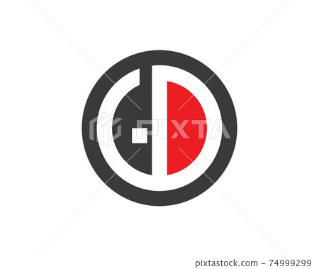 gd,dg letter logo icon illustration vector 74999299
