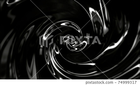 Metal metal gold leaf vortex swirl liquid round and round guru naruto naruto metallic shiny gal 74999317