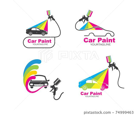car paint logo icon illustration vector car paint logo icon illustration vector 74999463