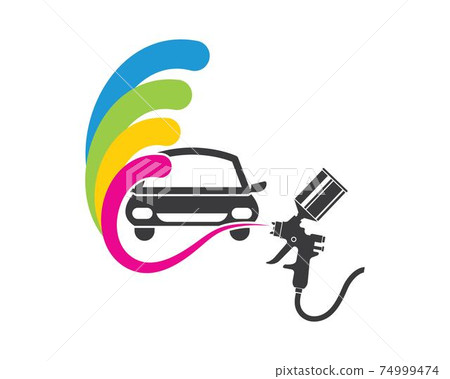 car paint logo icon illustration vector car paint logo icon illustration vector 74999474