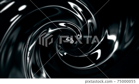 Metal metal gold leaf vortex swirl liquid round and round guru naruto naruto metallic shiny gal 75000055