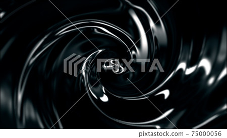 Metal metal gold leaf vortex swirl liquid round and round guru naruto naruto metallic shiny gal 75000056