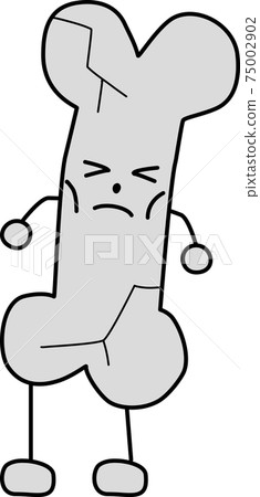 Bone character (tattered) in the story of dietary education and osteoporosis 75002902
