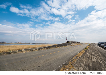 三重縣木曾河堤路 三重縣木曾河堤路 75004066