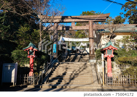神奈川縣藤澤市江之島神社鳥居鳥居 神奈川縣藤澤市江之島神社鳥居鳥居 75004172