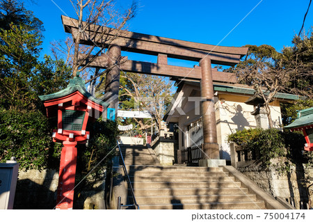 Fujisawa City, Kanagawa Prefecture Enoshima Shrine Hetsumiya Torii Fujisawa City, Kanagawa Prefecture Enoshima Shrine Hetsumiya Torii 75004174