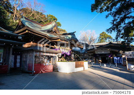 Fujisawa City, Kanagawa Prefecture Enoshima Shrine Hetsumiya Haiden Fujisawa City, Kanagawa Prefecture Enoshima Shrine Hetsumiya Haiden 75004178