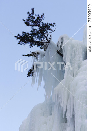 Cheongsong Ice Climbing, Ice Wall, Cheongsong Ice Climbing, Ice Wall, 75005660
