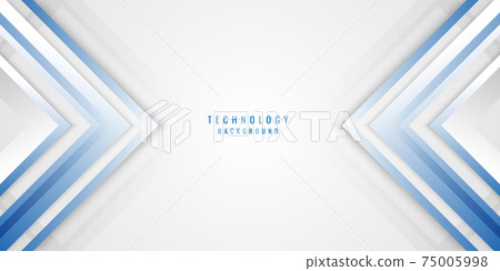 Abstract geometric blue, white and gray arrow shine layer elements design background. Abstract geometric blue, white and gray arrow shine layer elements design background. 75005998