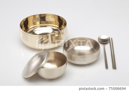 Organic bowl set, brass bowl, 75006694