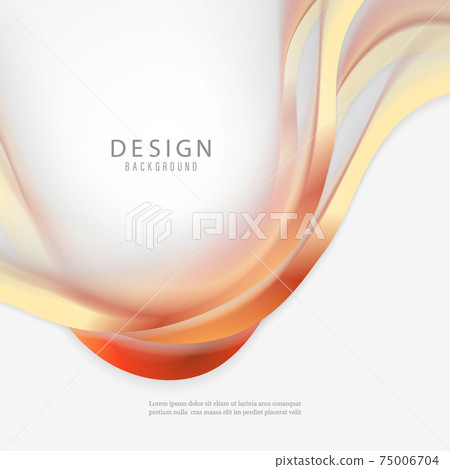 Green abstract wave background Green wave flow Green abstract wave background Green wave flow 75006704