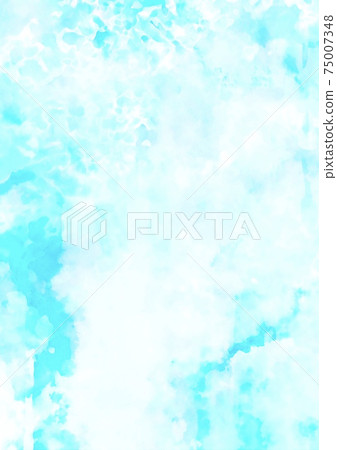 Fantastic icy watercolor texture background 75007348