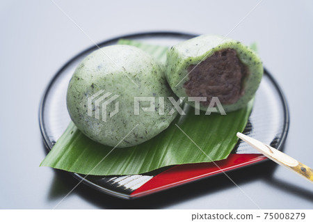 usa麻年糕，艾草年糕，日本甜點 75008279