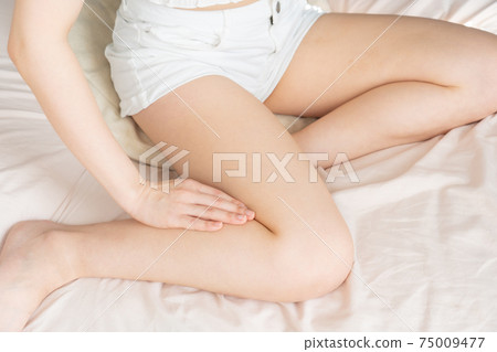 Image of skin care Female legs Image of skin care Female legs 75009477