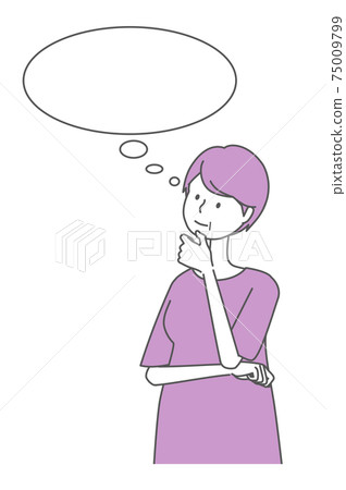 Thinking senior women Thinking senior women 75009799
