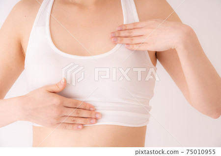 Breast cancer self-check image 75010955