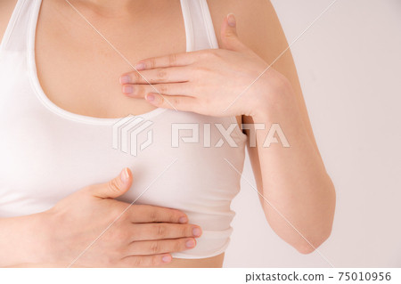 Breast cancer self-check image 75010956