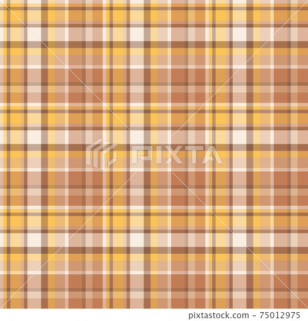 Plaid seamless pattern. Vector background of textile ornament. Flat fabric design. 75012975