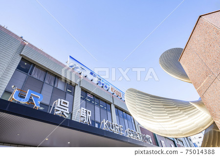 廣島縣吳市,天氣晴朗時,JR吳站 廣島縣吳市,天氣晴朗時,JR吳站 75014388
