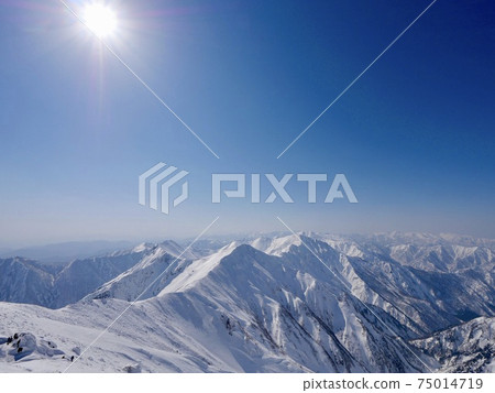 Gunma Tanigawadake in the midwinter 75014719