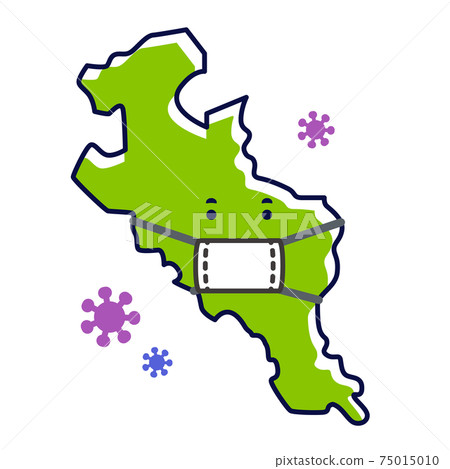 戴著面具的京都府感染控制 75015010