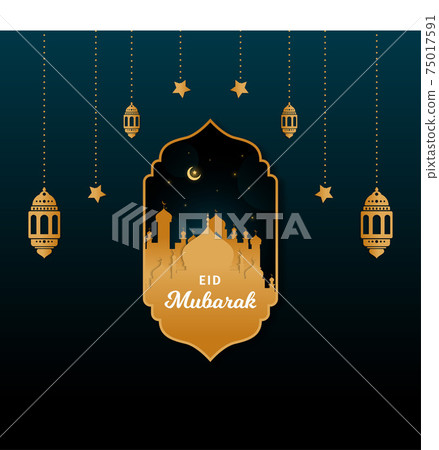 greeting, mosque, ramadan 75017591