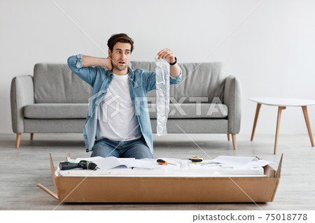 Difficult assembling of new furniture at home by yourself Difficult assembling of new furniture at home by yourself 75018778