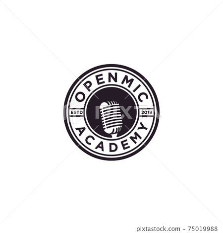 microphone, vector, logo 75019988
