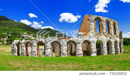 Gubbio, Umbia, Italy - ancient teatro romano 75020052
