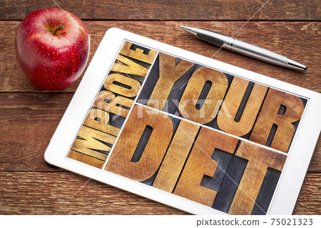 improve your diet typography improve your diet typography 75021323