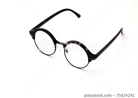 Optical eyeglasses on a white background. 75024291